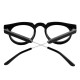 Lunettes pantos noires verres transparents Spitfire Teddy Boy