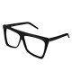 Lunettes vintage hip hop noires Regency USA 90's