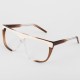 Lunettes vintage blanches et marron Regency USA