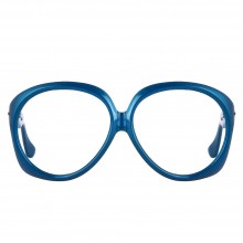 Lunettes vintage oversize bleues Polaroid 70's