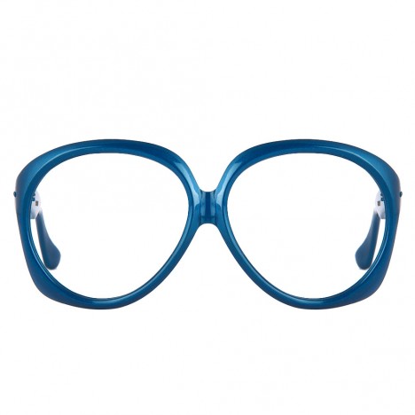 Lunettes vintage oversize bleues Polaroid 70's