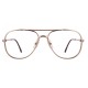 Lunettes vintage acier gun metal bourgeois 90's