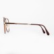 Lunettes vintage acier gun metal bourgeois 90's