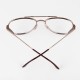 Lunettes vintage acier gun metal bourgeois 90's