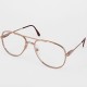 Lunettes vintage acier gun metal bourgeois 90's