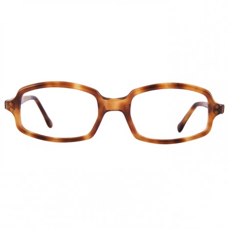 Lunettes Morel Daphné rectangulaires écailles marron 70's