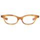 Lunettes cat's eyes vintage écailles miel 50's