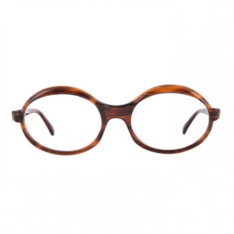 Lunettes vintage ovales Cauder France 60's