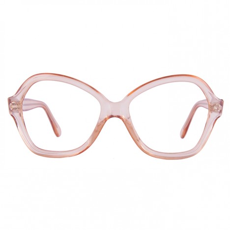 Lunettes vintage BK Biche acétate rose 70's