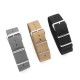 Bracelet Nato Gris 20 mm compatible Luch et Daniel Wellington