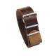 Bracelet NATO cuir marron 20 mm