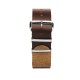 Bracelet NATO cuir marron 20 mm