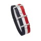 Bracelet NATO France tricolore 20 mm