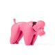 Nodder caniche rose figure chien 70's