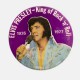 Badge collector XXL Elvis Presley - The king of rock'n'Roll - RARE - années 70 