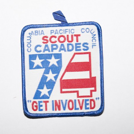 Patch brodé scouts 74 scout capades "get involved" - Colombie pacifique