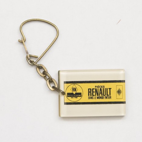 Porte clé Renault vintage "pièces mécaniques" - Port clé publicitaire des années 60