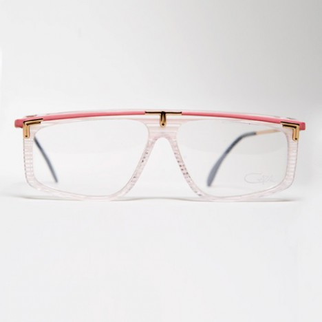 Lunettes Cazal Vintage 190 - Lunettes vintage HIP HOP Cazal - monture vintage rose et dorée