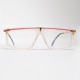 Lunettes Cazal Vintage 190 - Lunettes vintage HIP HOP Cazal - monture vintage rose et dorée