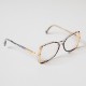 Lunettes cazal vintage 336 monture cazal dorée et marbrée - modèle femme - années 70