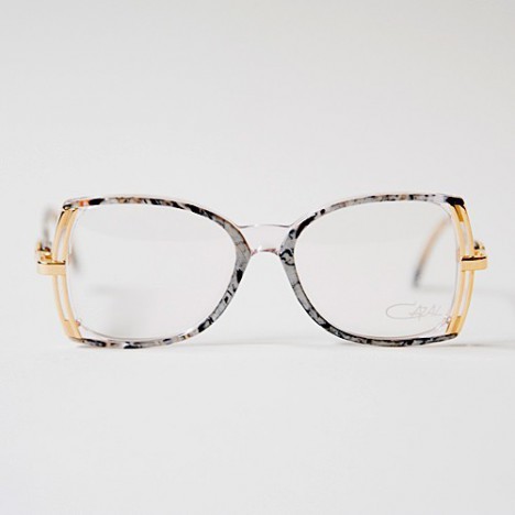 Lunettes cazal vintage 336 monture cazal dorée et marbrée - modèle femme - années 70