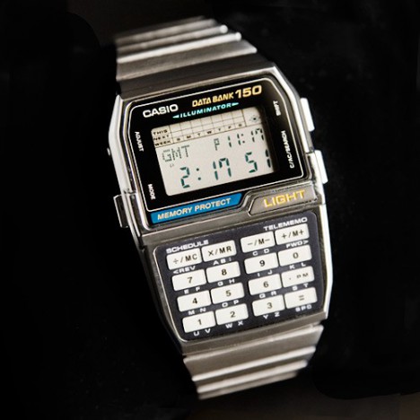 CASIO DBC-1500B-1QD - Montre calculatrice Casio vintage ultra rare ! Databank Montre casio geek !