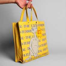 Sac vintage E.T Jaune ultra collector des années 80 - Sortie film ET Spielberg