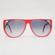 Lunettes soleil vintage Silhouette rouges style Hip Hop - lunettes vintage hommes et femmes