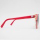 Lunettes soleil vintage Silhouette rouges style Hip Hop - lunettes vintage hommes et femmes