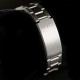 Montre rétro Halei style explorer jour et date unisexe - bracelet inox et cadran noir