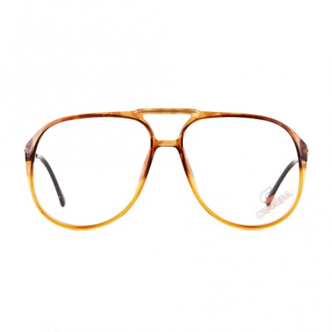 Lunettes Carrera Vintage miel neuves stock des ann es 80 Type Aviator verres transparents Taille Mixte