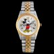 Montre Mickey vintage grande taille cadran argent