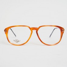 Lunettes vintage Daytona turtoise miel et branches dorées années 80 - Modèle mixte