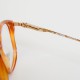 Lunettes vintage Daytona turtoise miel et branches dorées années 80 - Modèle mixte