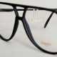 Lunettes vintage L'AMY aviator noir mat style Terry Richardson années 80