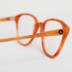 Lunettes vintage pour femmes Lozza miel orangé des années 80