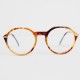 Lunettes de vue vintage Vertice marron pour femme verres transparents années 80 