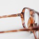 Lunettes vintage enfant Annie aviator écaille marron style Elvis Presley