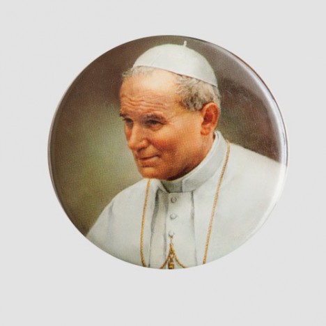 Badge Jean Paul II vintage XL années 80