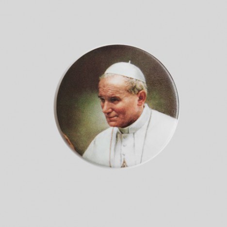 Badge Jean Paul II vintage taille moyenne années 80