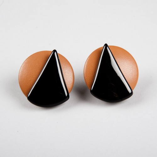 Boucles D'oreilles Vintage Années 60 - Fantaisie Rétro Occasion