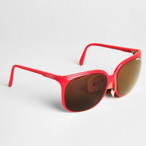 Lunettes Cébé Spectra Vintage Rouges Oversize années 80 NEUVES