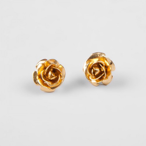 Boucles d'oreille rétro Octobre par Alfons Mucha - Boucles dormeuses