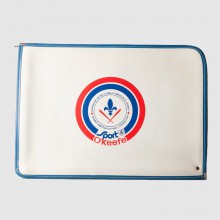 Pochette vintage porte documents “fédération de balle molle amateur du Québec” années 70 