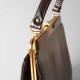 Petit sac vintage marron en cuir “la marquise” années 60 70