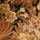Pochette vintage tapisserie motif champêtre années 70