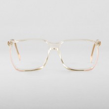 Lunettes vintage femme translucides et rose BL 