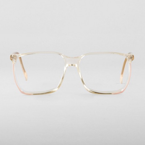 Lunettes vintage femme translucides et rose BL 