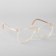 Lunettes vintage femme translucides et rose BL 