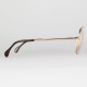 Lunettes vintage Zeiss homme papy style dorées – forme aviator